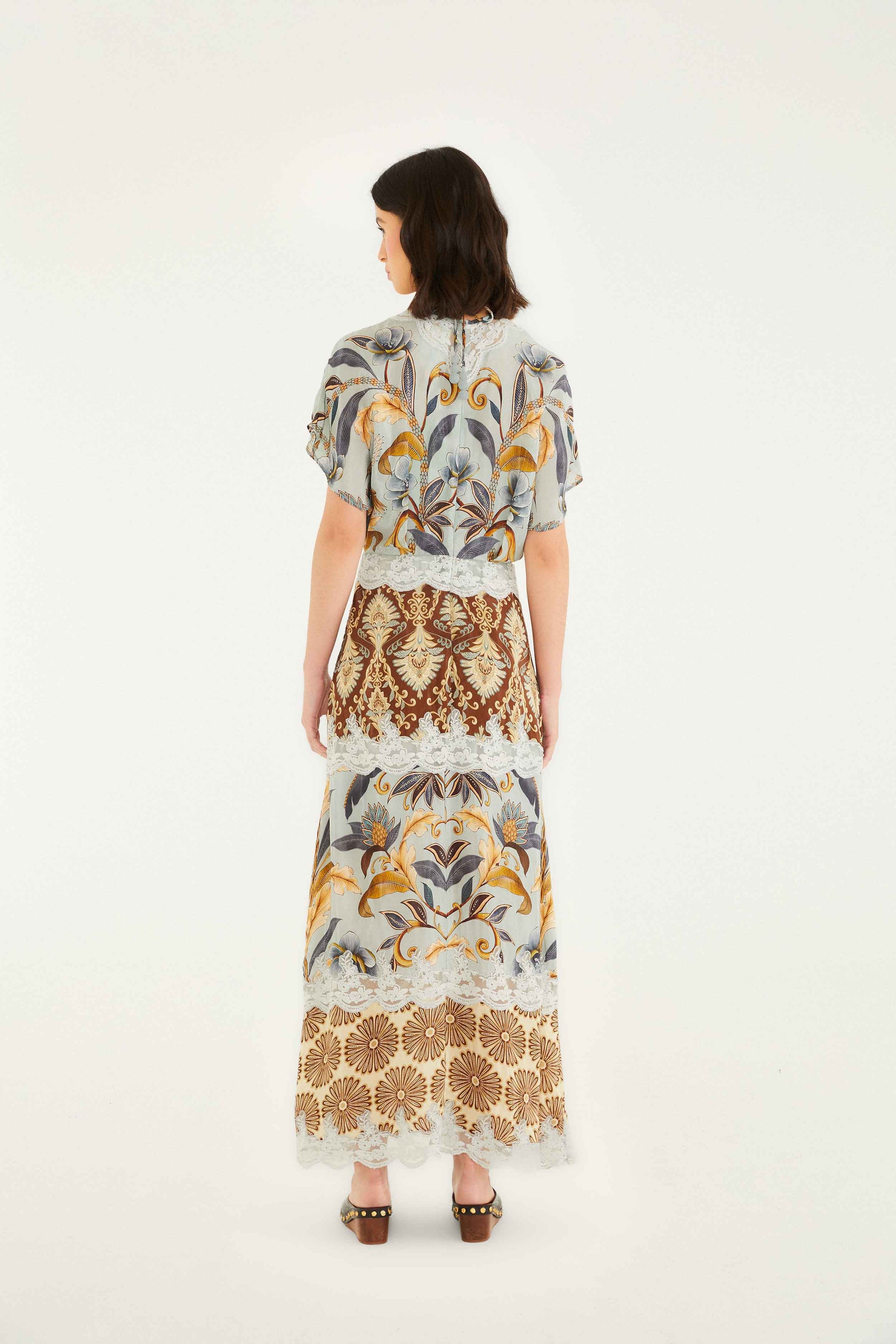 Snake Garden Mix Robe longue - Snake Garden Mix