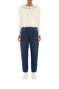 NEW_FELIX_JAMBES_Off White Maille - Off White