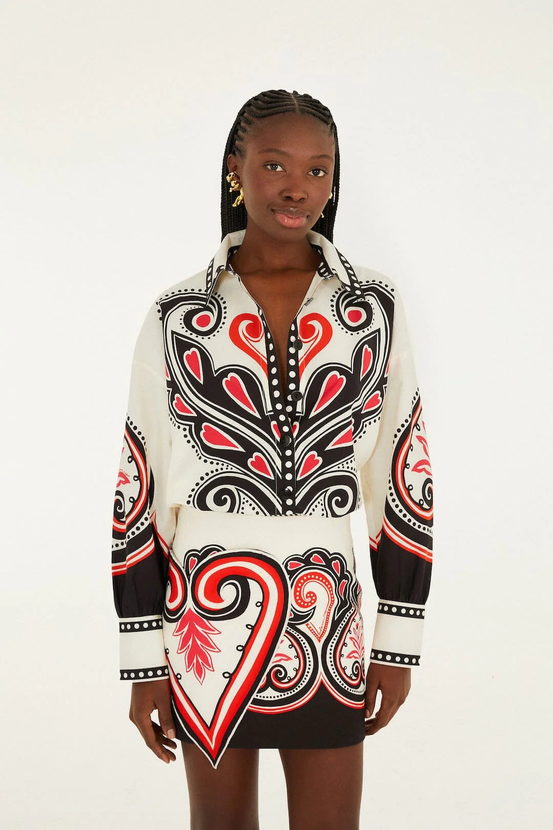 CHECK VUE_White Chemise - White