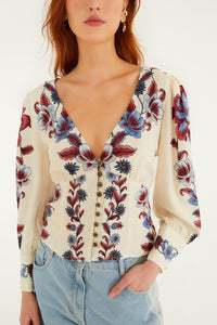 Malu White Blouse - Malu White