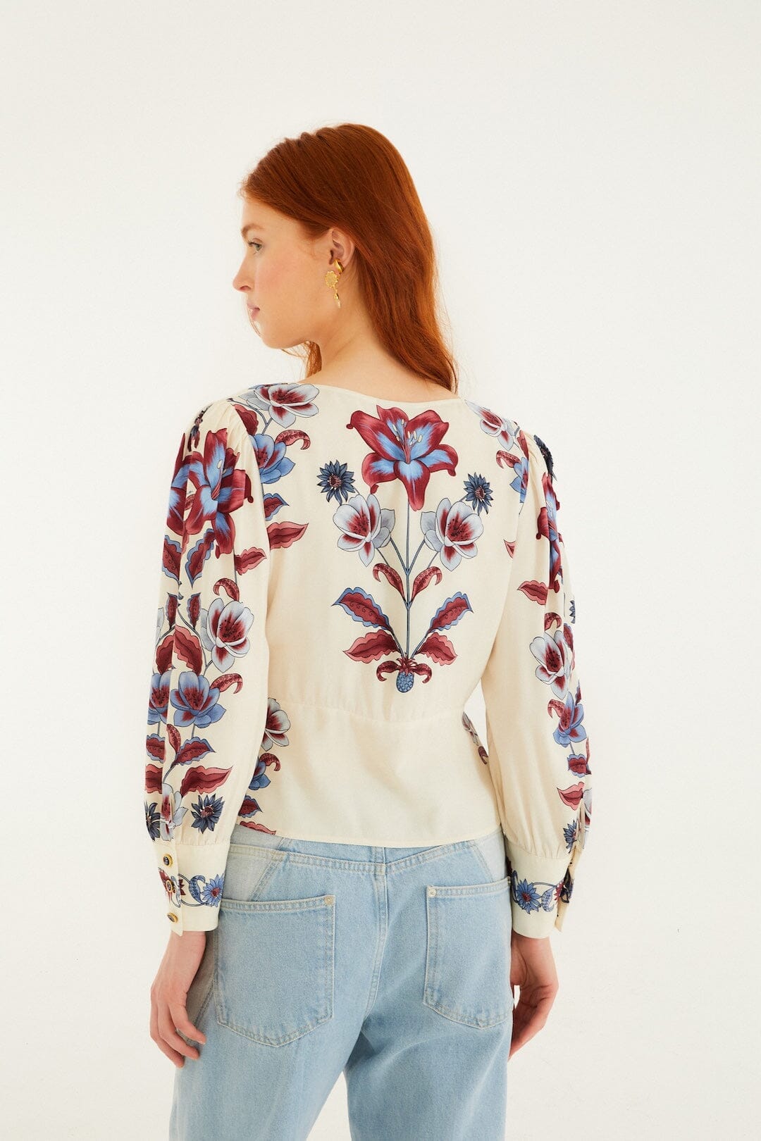 Malu White Blouse - Malu White