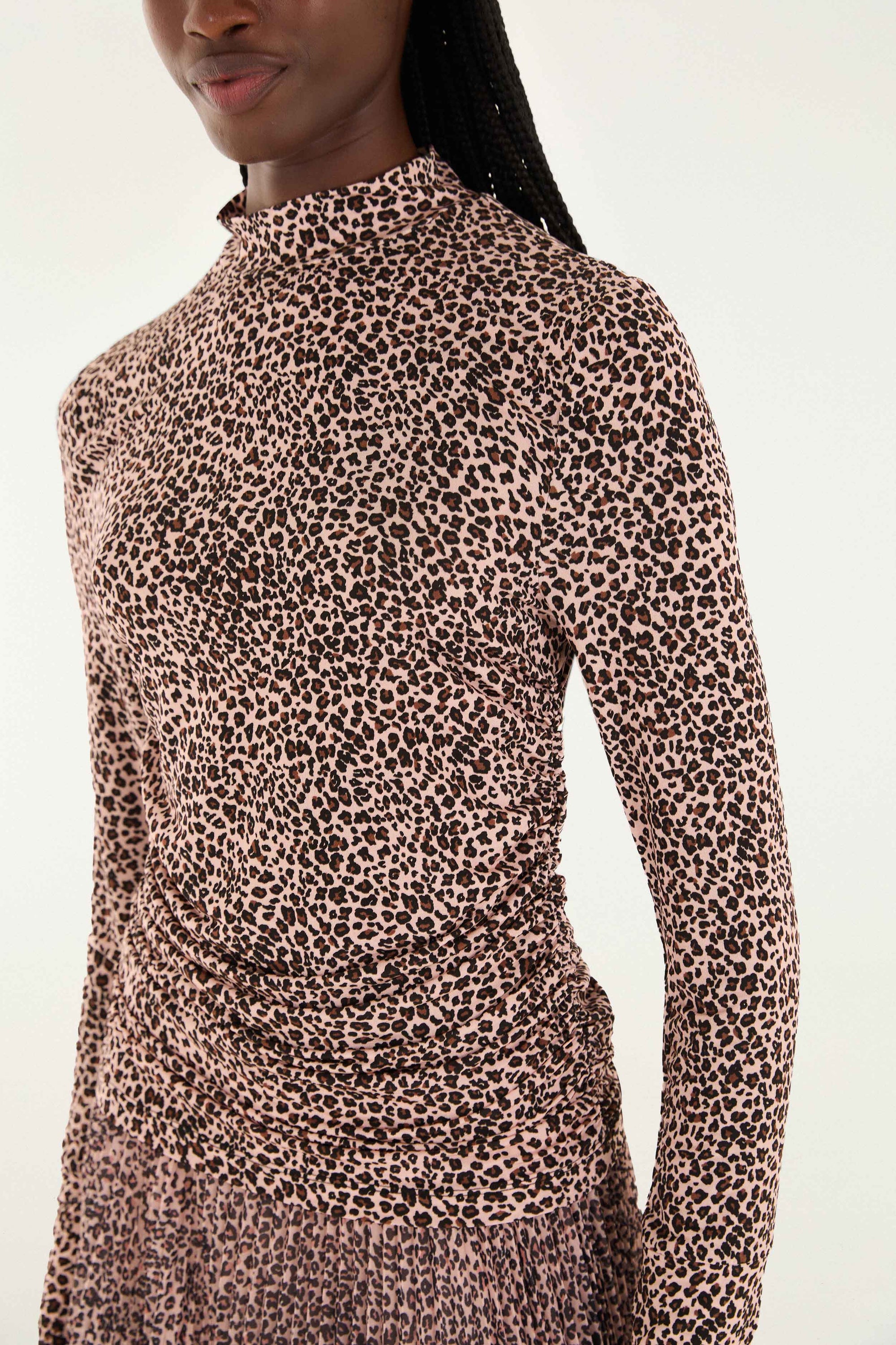 NEW_Baby Leopard Pink Chemises & Blouses - Baby Leopard Pink