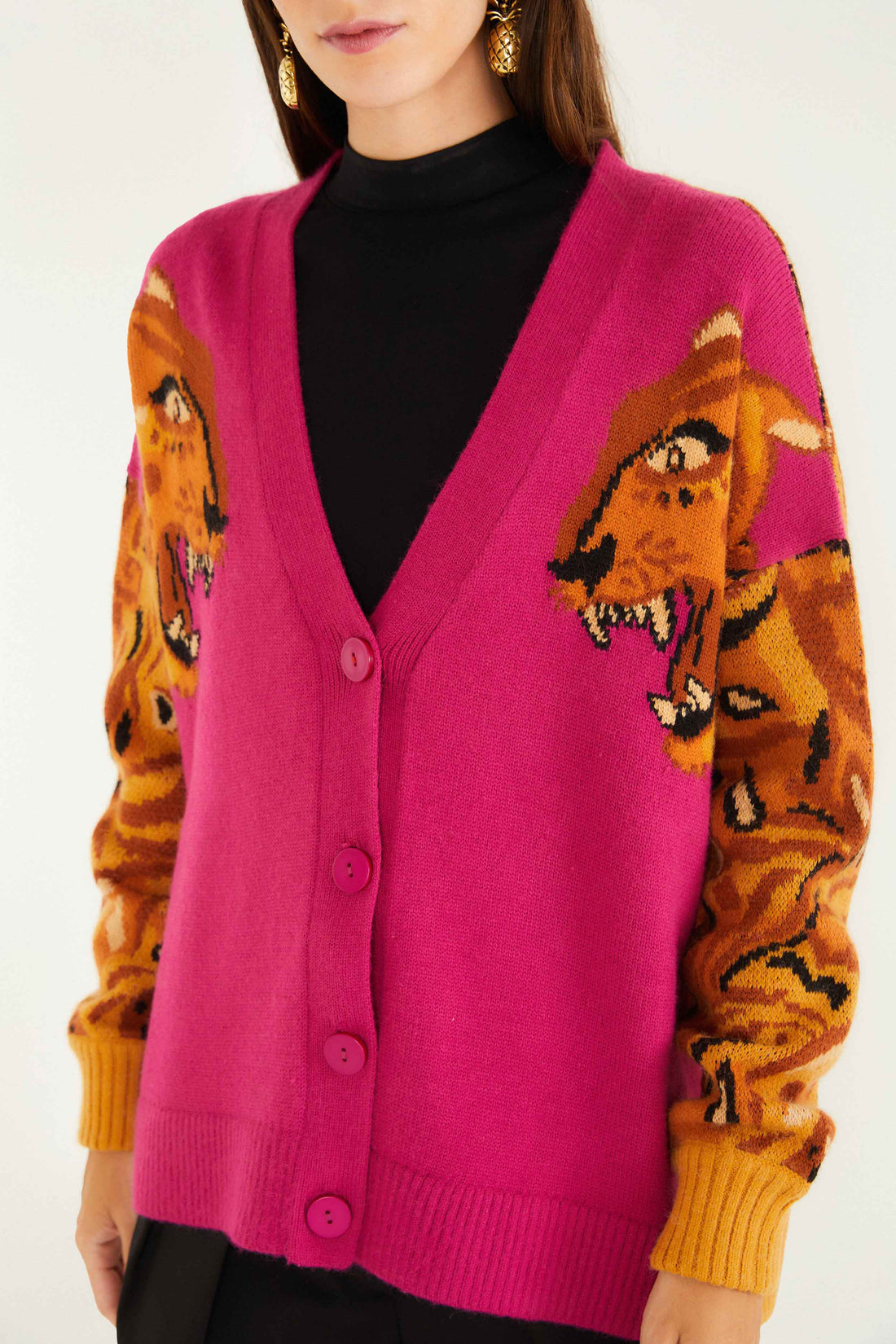 CHECK VUE_Bold Tiger Cardigan - Bold Tiger