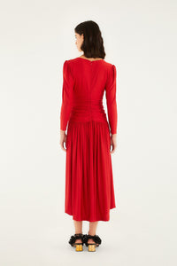 Red Robe midi - Red