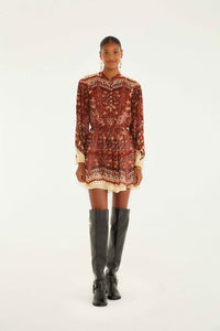 NEW_Ainika Pineapple Ikat Sand Robes courtes - Ainika Pineapple Ikat Sand
