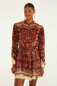 NEW_Ainika Pineapple Ikat Sand Robes courtes - Ainika Pineapple Ikat Sand