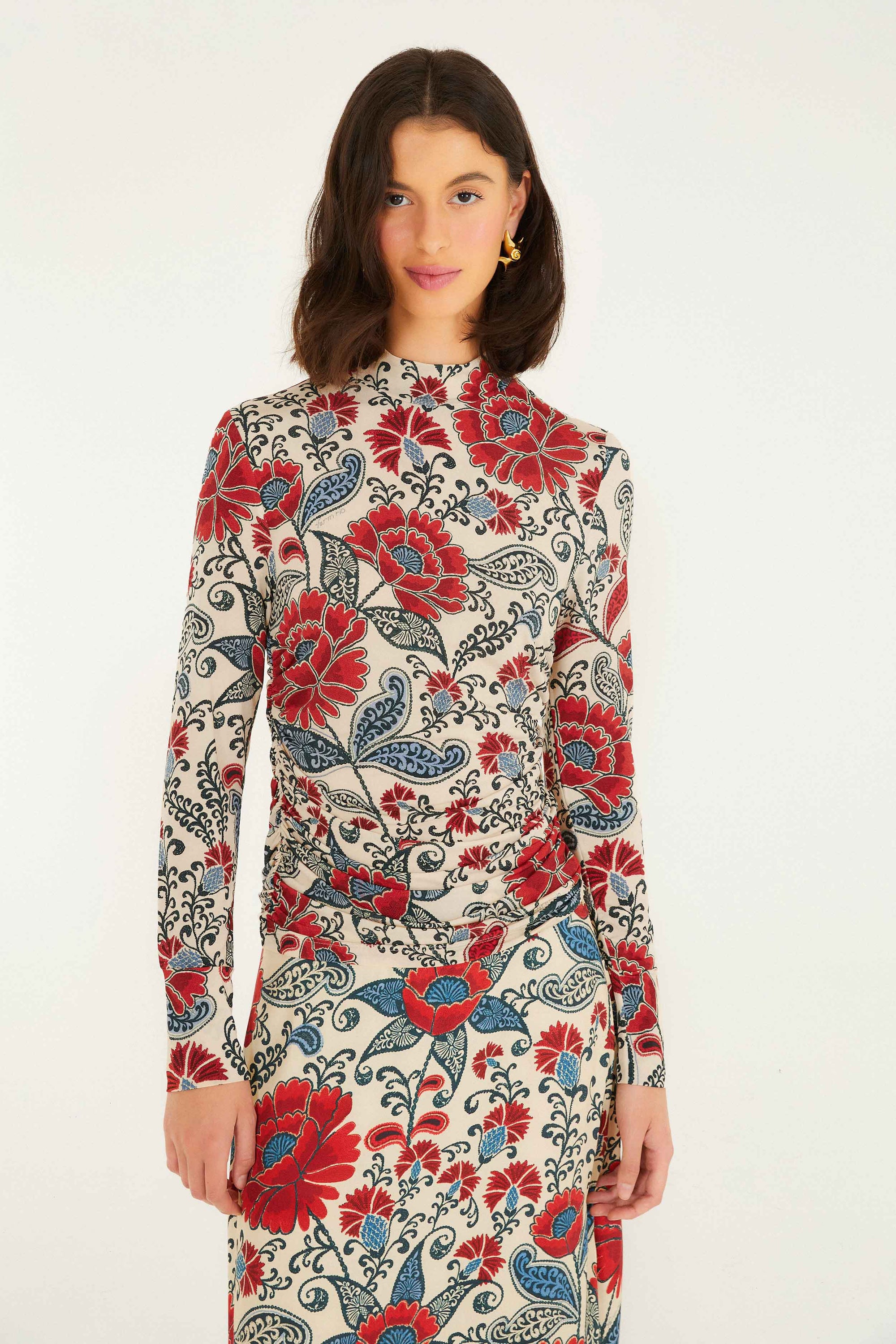 Francesca Sand Blouse - Francesca Sand