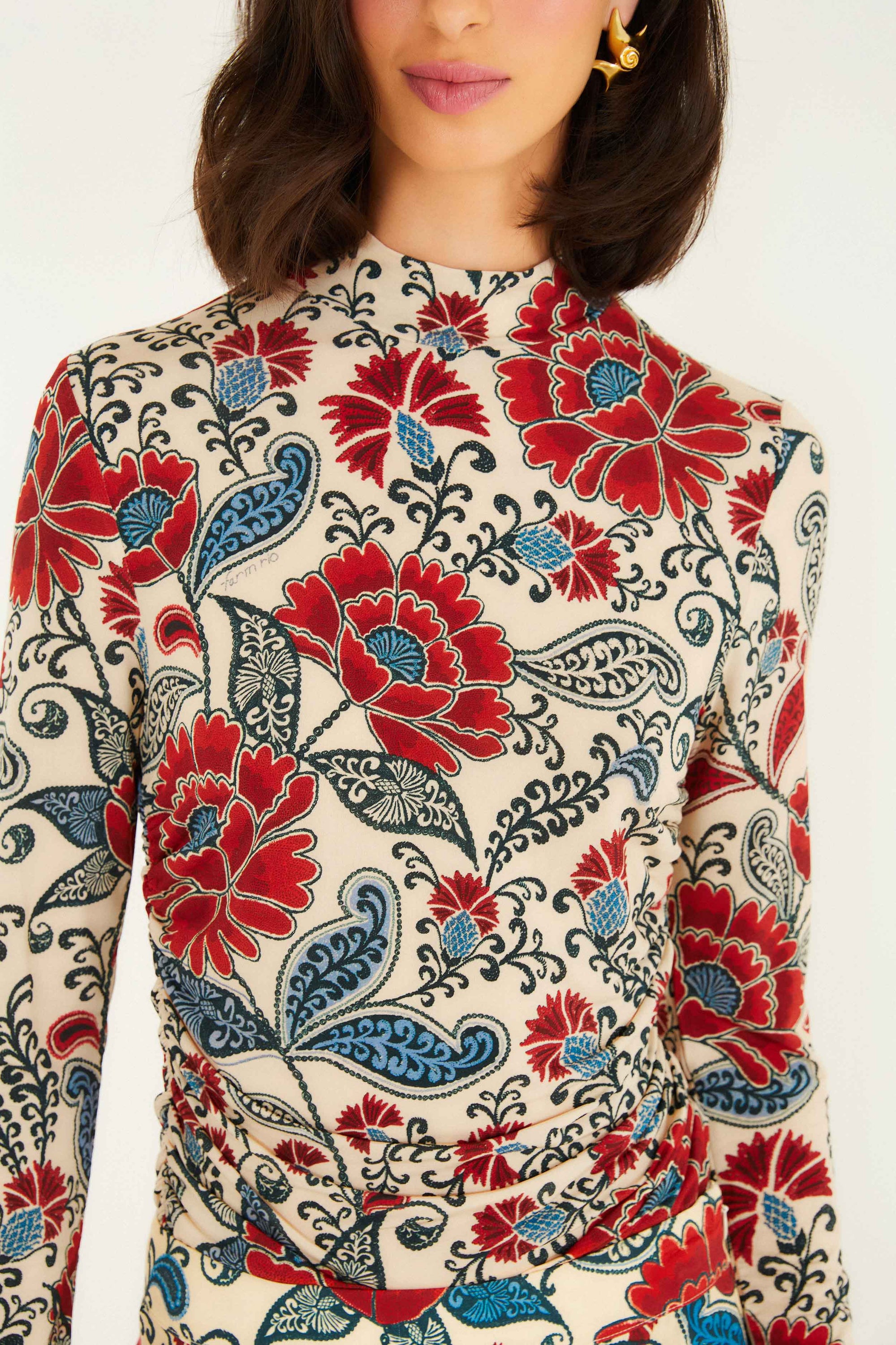 Francesca Sand Blouse - Francesca Sand