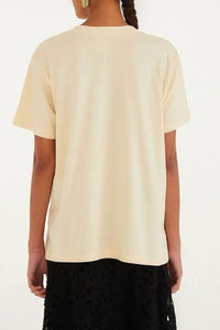 T-shirt Feminist - Beige