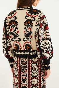 Pull rayé Winter Tapestry en maille - Multicolore