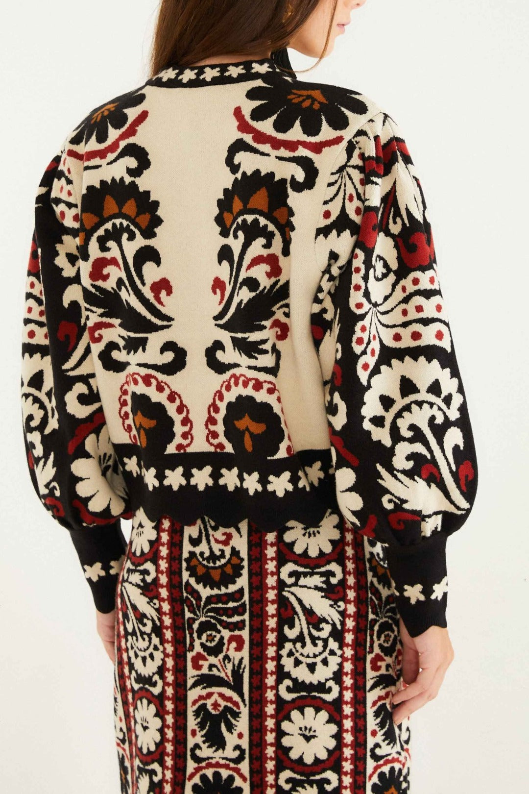 Pull rayé Winter Tapestry en maille - Multicolore