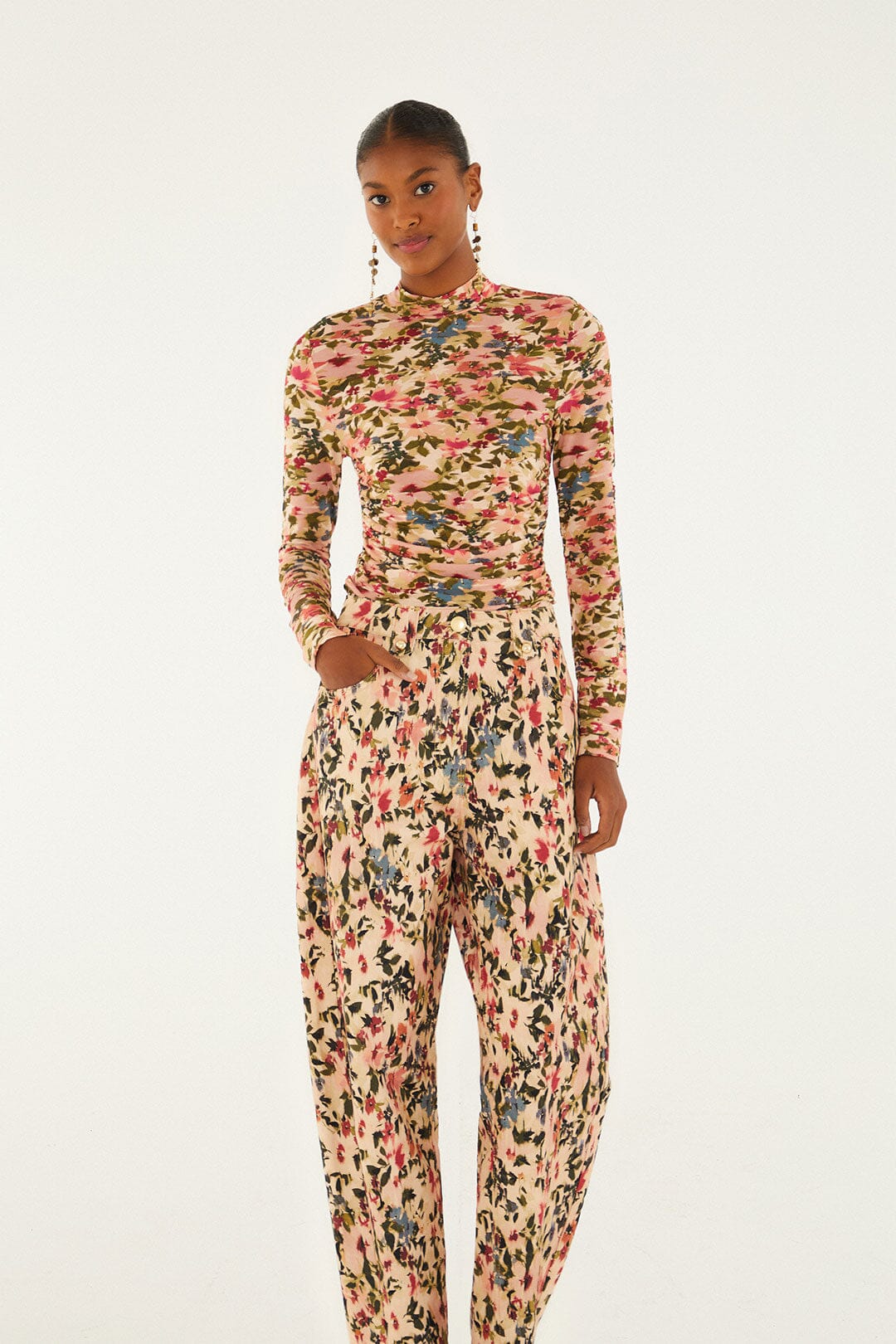 Flowers Pink Pantalon - Flowers Pink