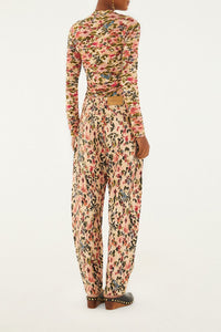 Tiny Flowers Trousers - Pink