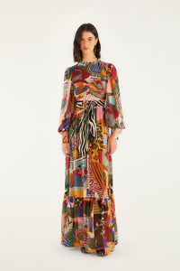 NEW_Tropical Multicolor Robes longues - Tropical Multicolor