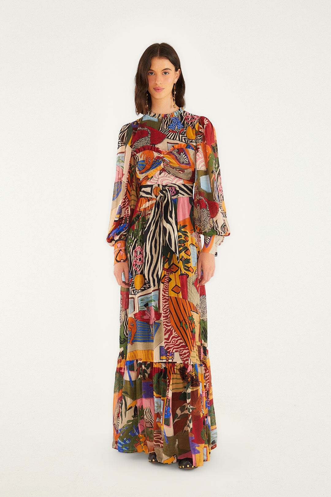 NEW_Tropical Multicolor Robes longues - Tropical Multicolor