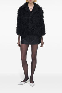 Veste Shaggy en fausse fourrure - Black