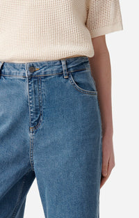 Pantalon droit Tybalt en denim - Indigo Clair