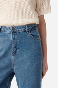 Tybalt straight-leg denim trousers - Light Indigo