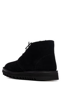 Kenzo Wave wool lace-up boots - Black