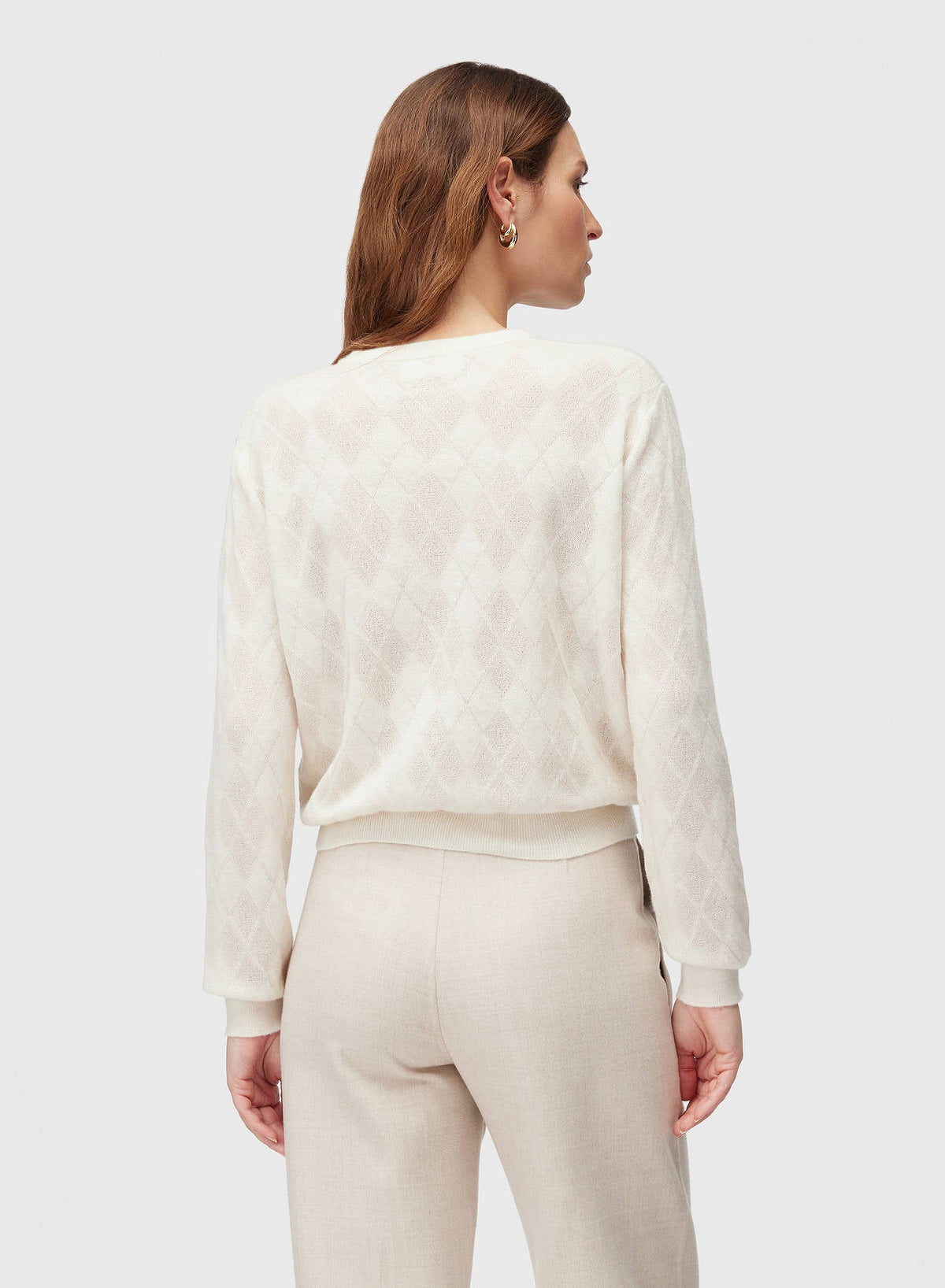 BUTTER ARGYLE REGULAR CREWNECK