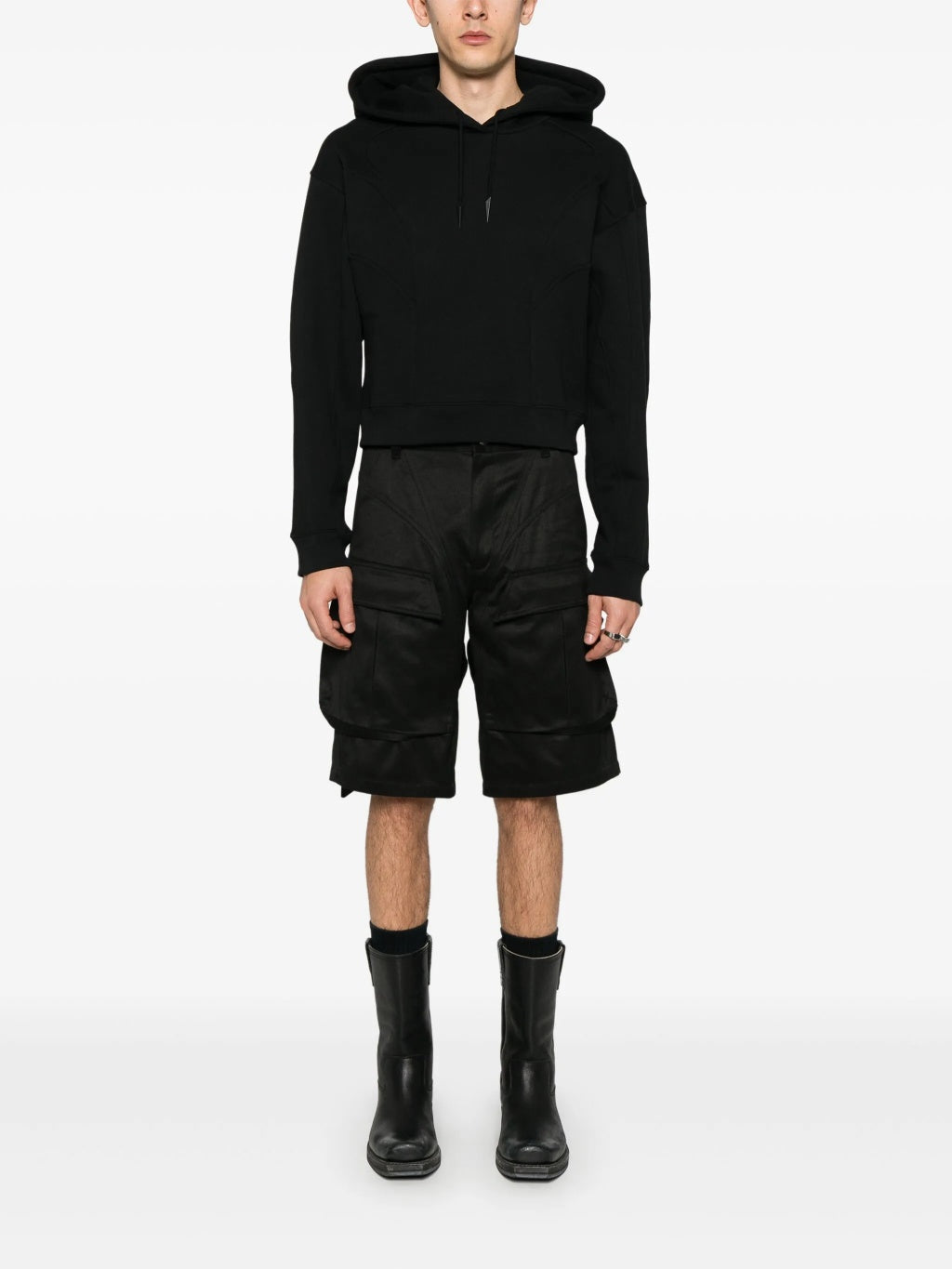 Sweatshirt à cordons - Black