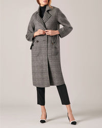Manteau réversible Felicie en laine - Paloma Grey