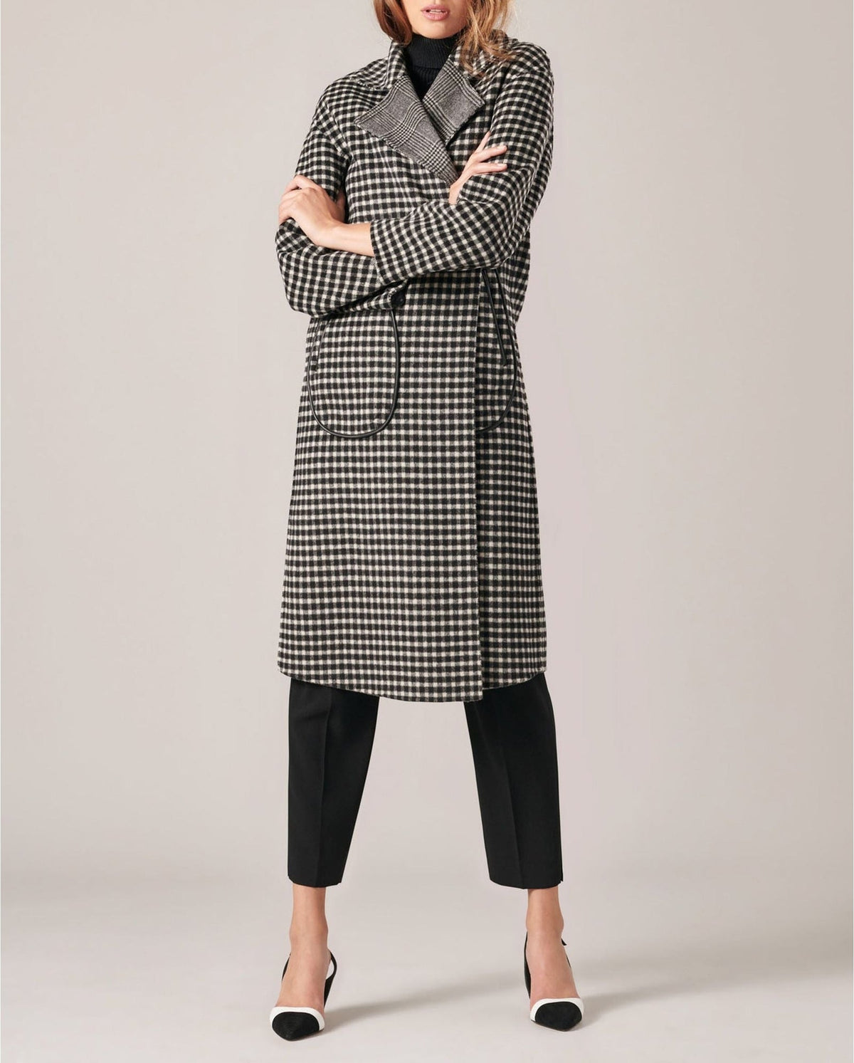 Manteau réversible Felicie en laine - Paloma Grey