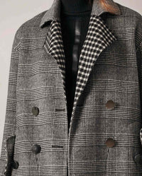 Manteau réversible Felicie en laine - Paloma Grey