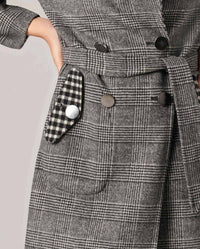 Manteau réversible Felicie en laine - Paloma Grey