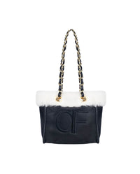Sac à main Felix réversible en cuir - Black