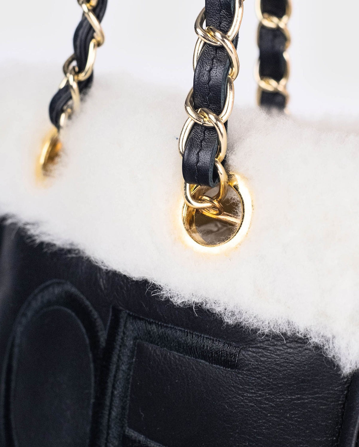 Sac à main Felix réversible en cuir - Black