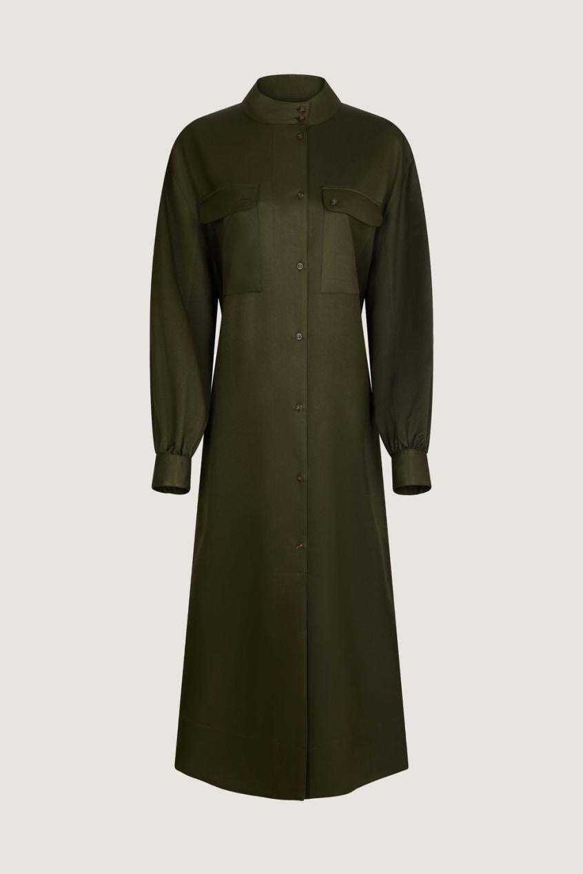 KAKI ROBE CHAINE & TRAME VEDA