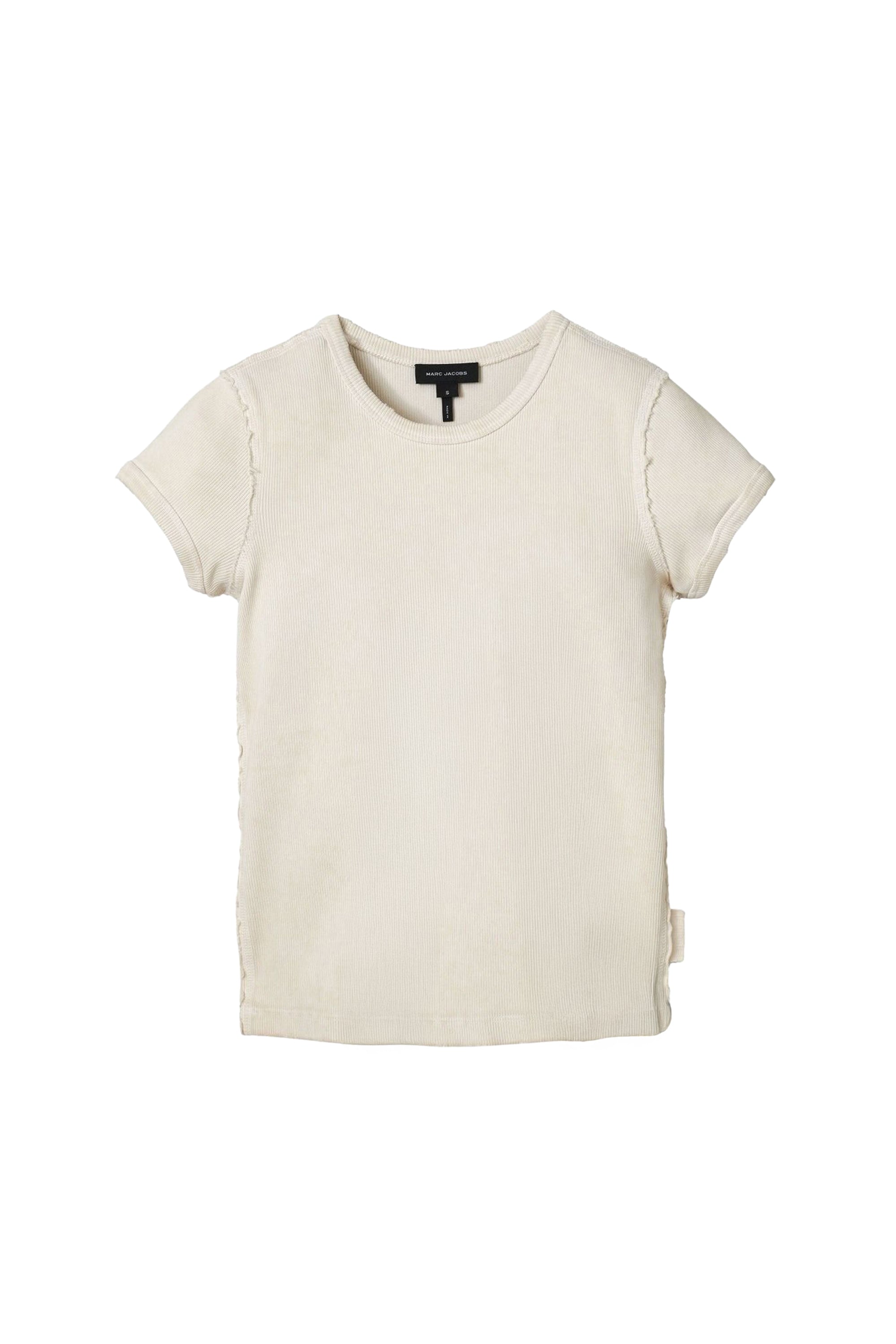 Grunge Shrunken T-shirt - Cream