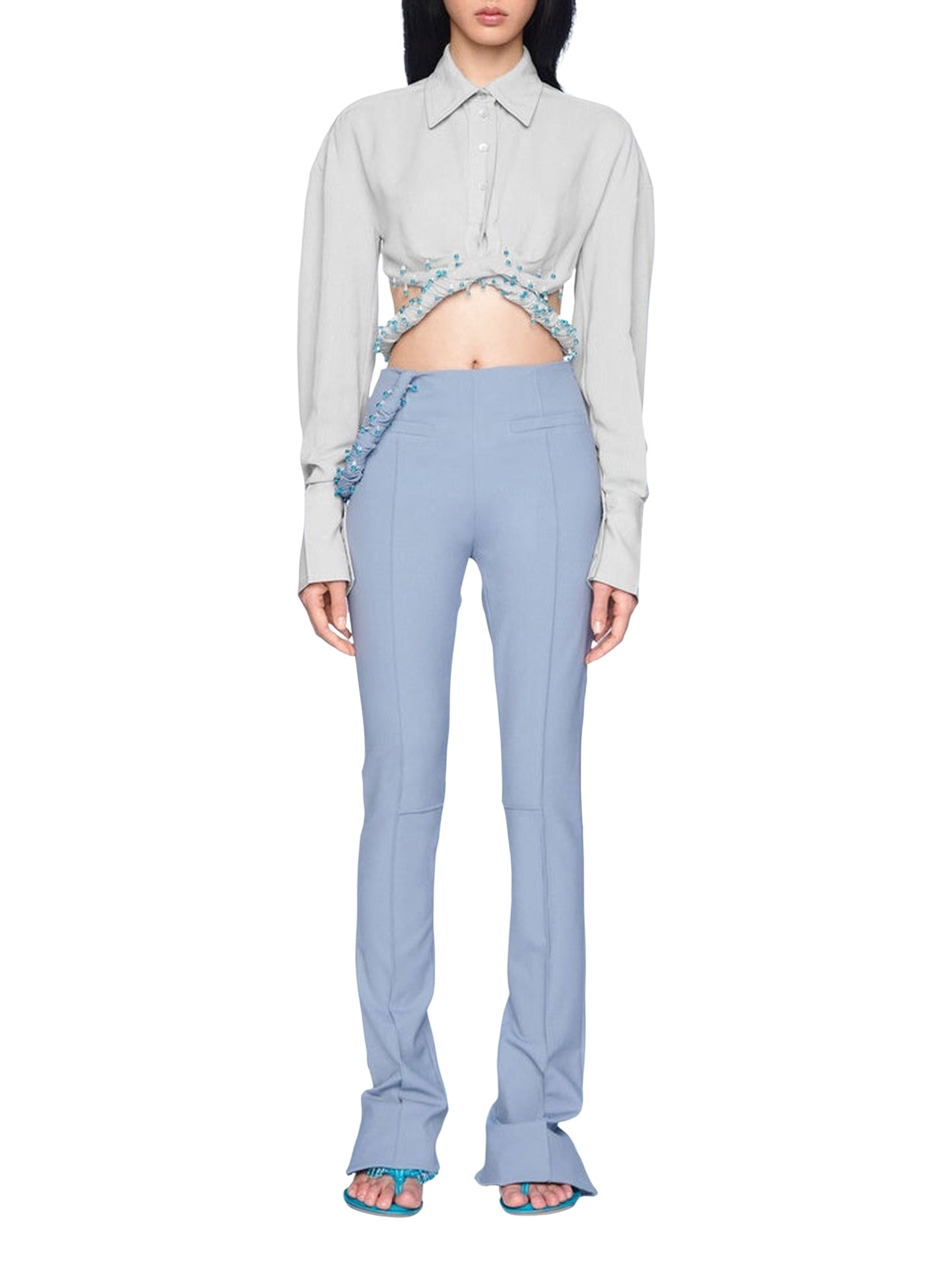 LIGHT GREY LA CHEMISE PERLI