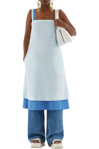 Lined short dress - Azure