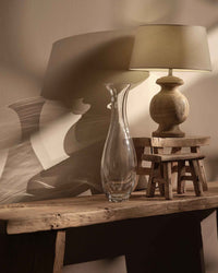 Vase Lolla en verre - Transparent