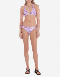 Bas de bikini Maison Kitsuné x Vilebrequin - Lilac Design