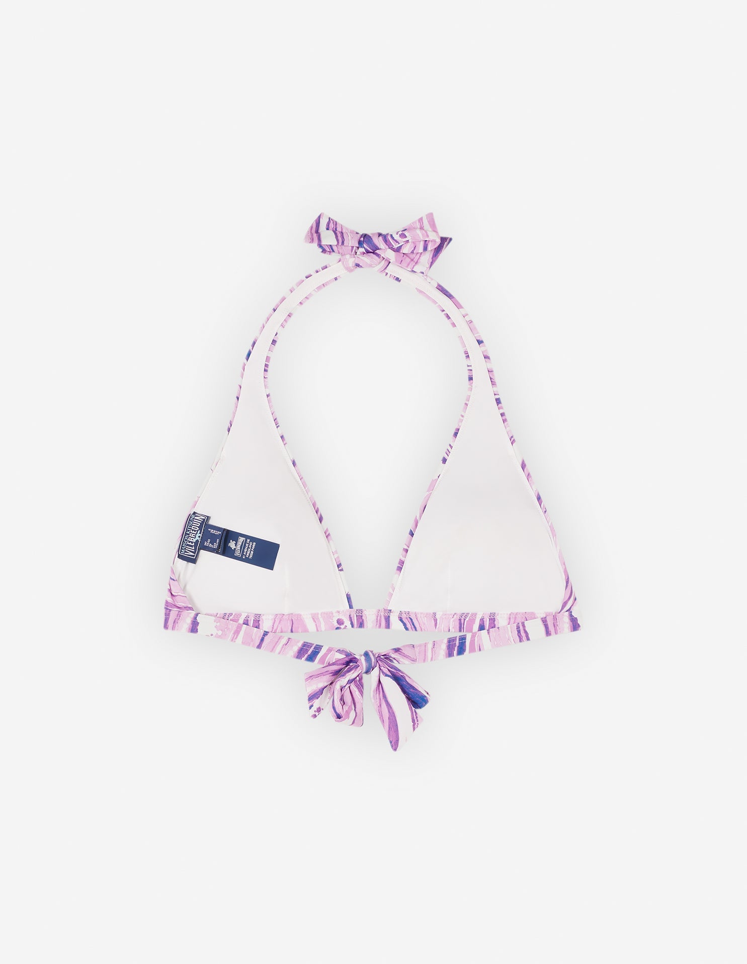 Maison Kitsuné x Vilebrequin bikini top - Lilac Design