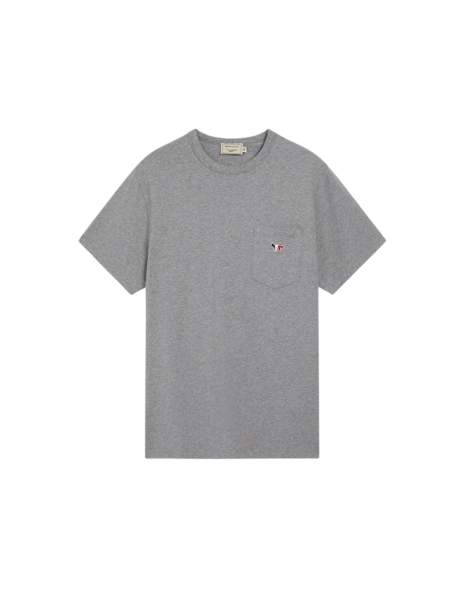 T-shirt avec écusson - Grey Melange