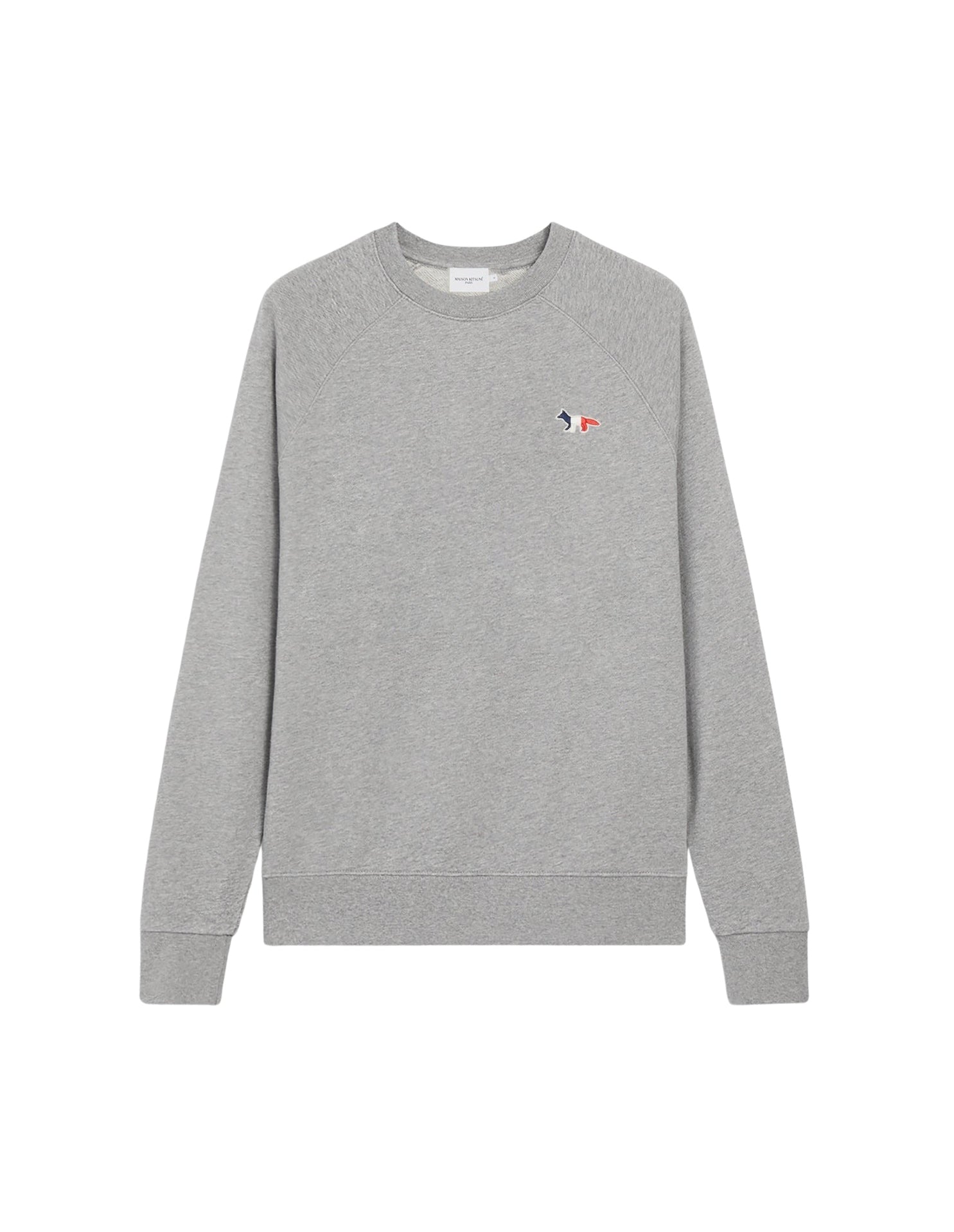 Sweatshirt with crest - Grey Melange