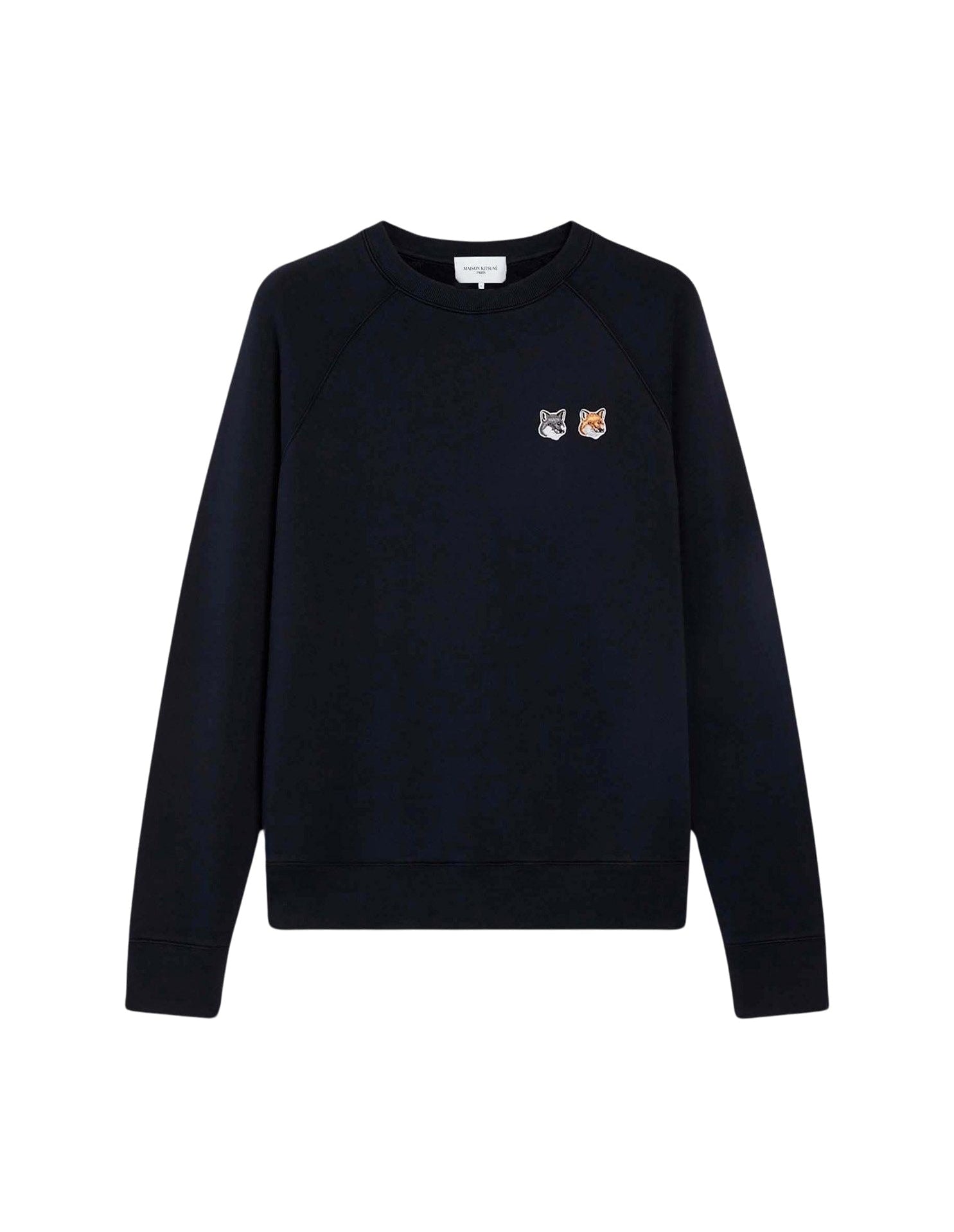 Sweatshirt avec double écusson renard - Anthracite