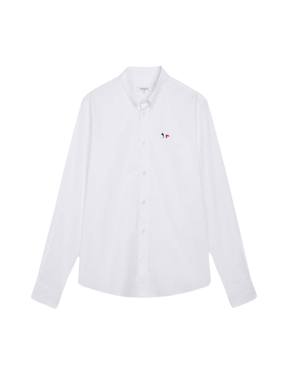 Chemise droite brodée - White