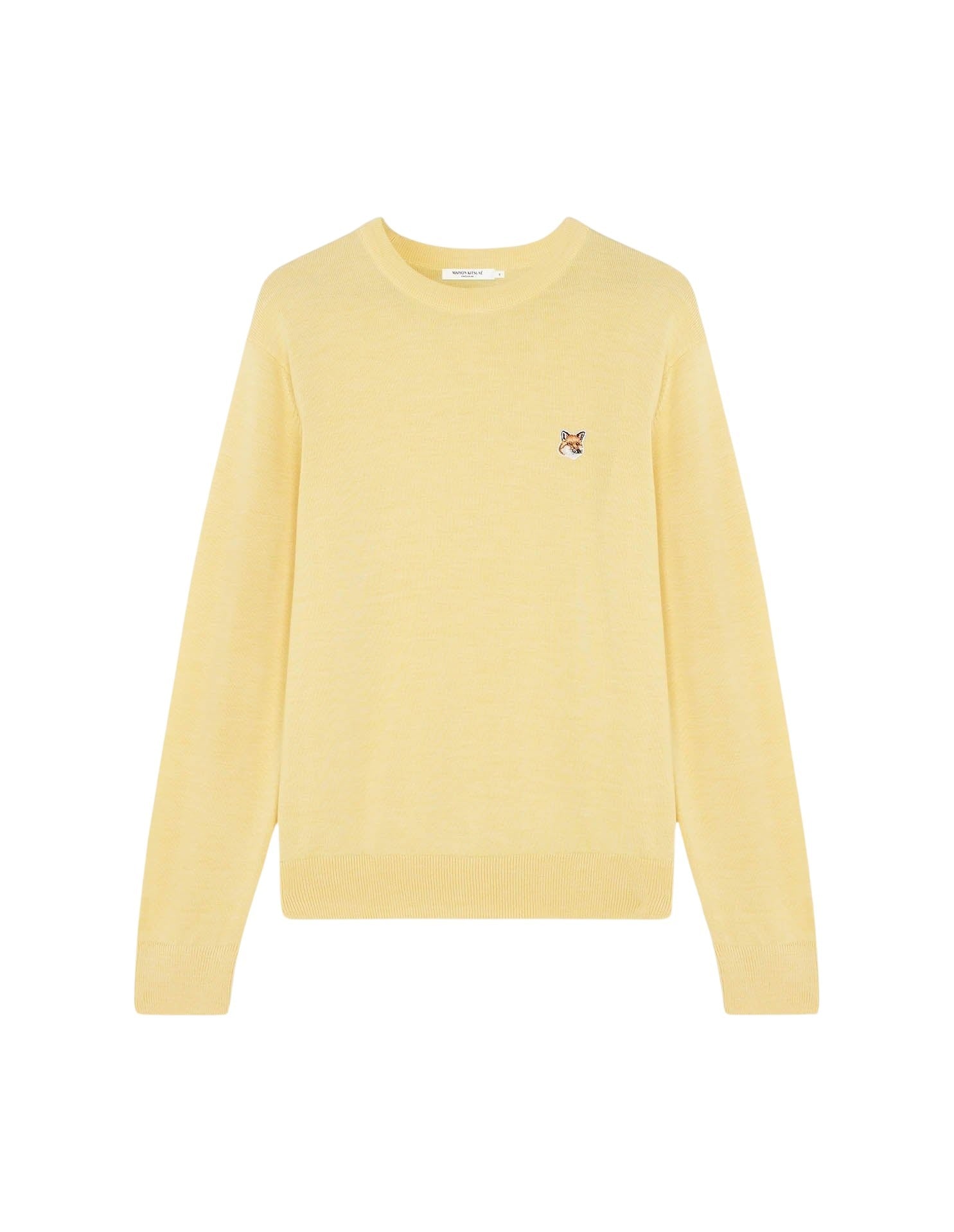 Pull à manches longues en laine - Soft Yellow