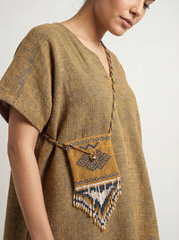 Mini-sac en perles - Gold