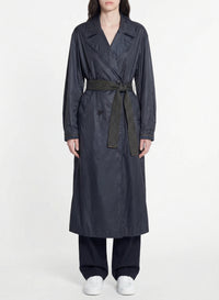 Wide-neck coat - Abisso