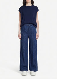 Pantalon palazzo - Indigo