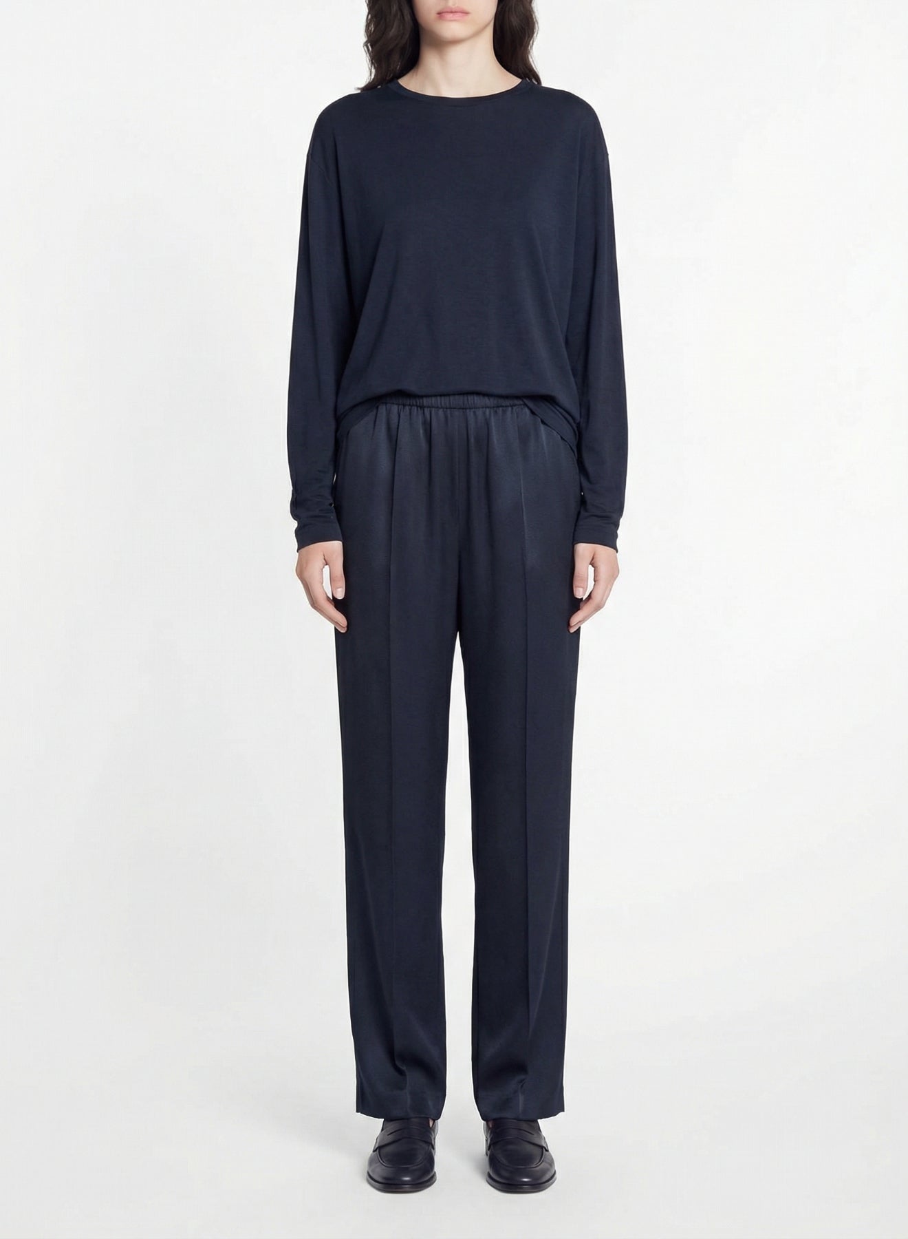 Pantalon droit en lin - Abisso
