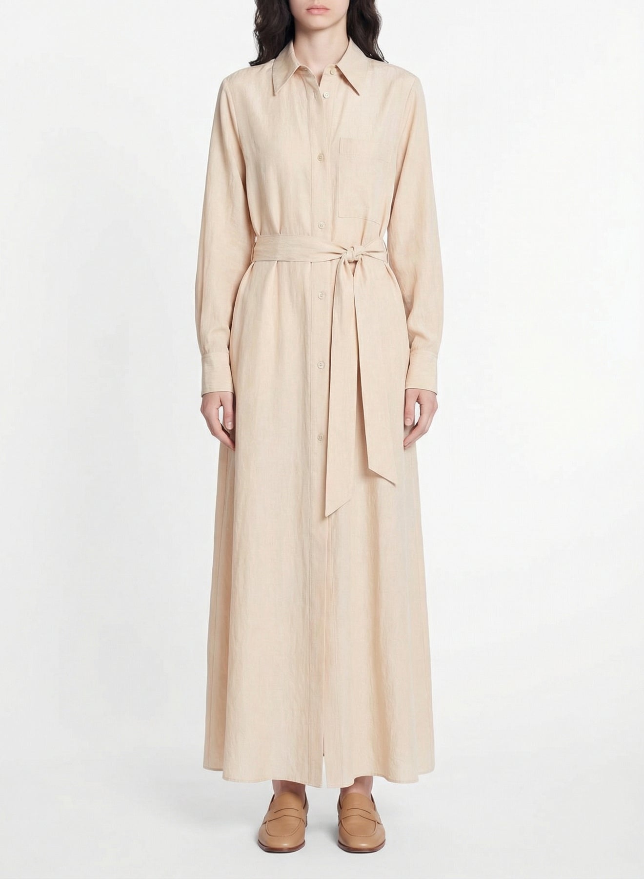 Robe à taille ceinturée - Cipria