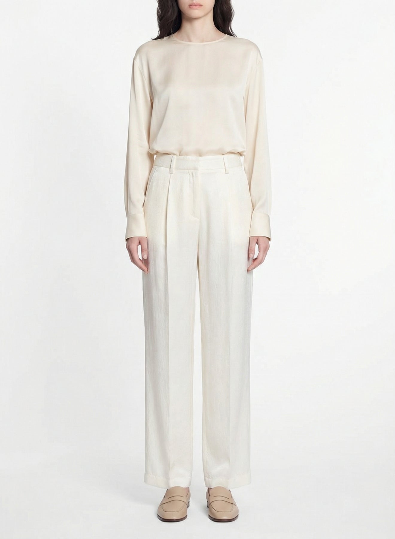 Metallic effect trousers - Giglio