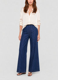 Pantalon palazzo - Indigo